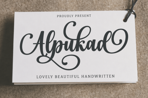 Alpukad: A Handwritten Script Font for Modern Design