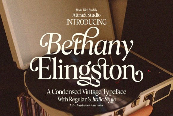 Bethany Elingston: A Versatile Serif Font for Modern Design