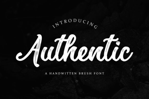 Discover the Beauty of Authentic Handwritten Brush Font