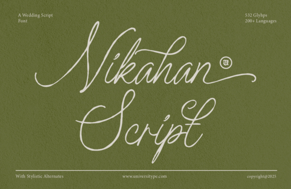 Experience the Charm of UT Nikahan Script