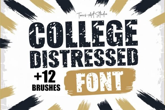 Exploring the College Distressed Font: A Bold Grunge Style for Creative Design