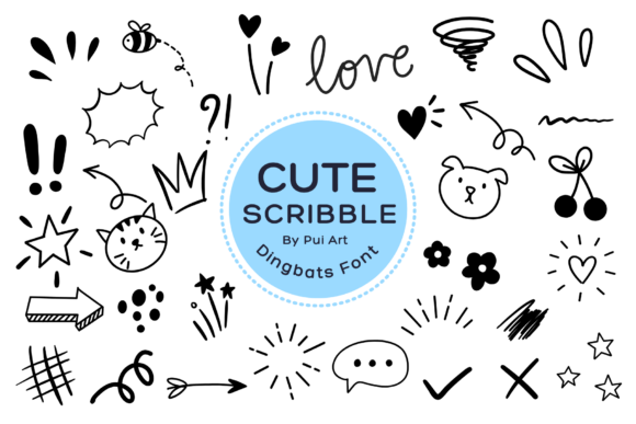Exploring the World of Cute Scribble Doodle: A Versatile Tool for Creative Expression