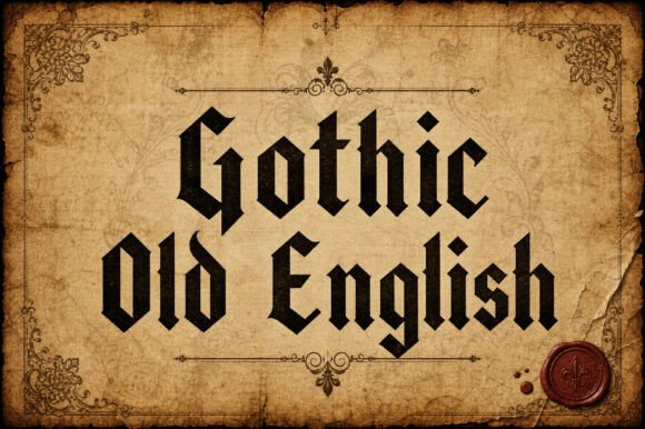 Gothic Old English: A Timeless Typographic Legacy