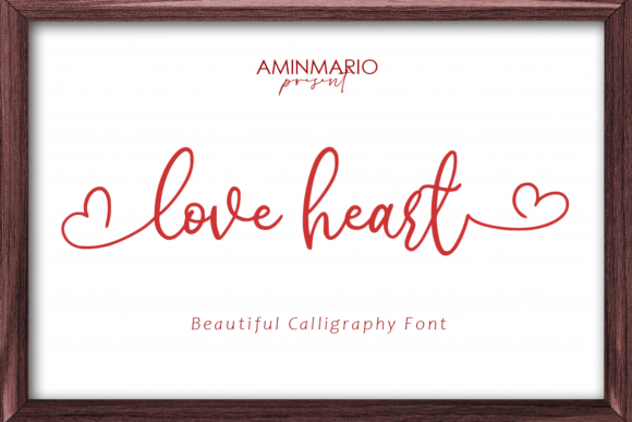 Love Heart Font: A Delicate Script for Emotional Design
