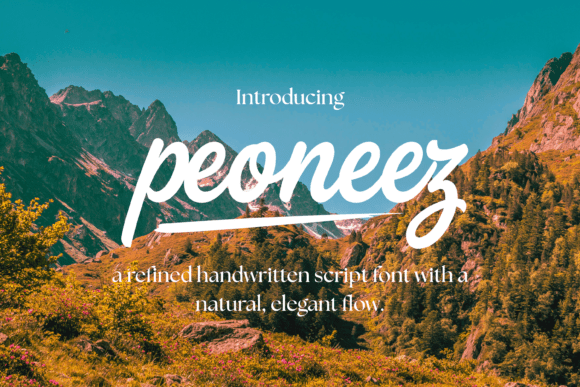 Peoneez: A Font That Captures the Spirit of Adventure