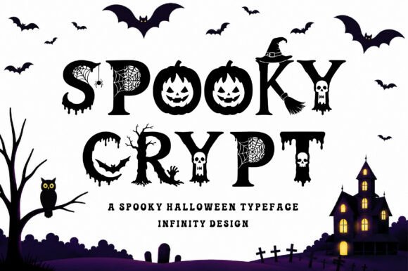 Spooky Crypt: The Ultimate Halloween Font for Creepy Craft Projects