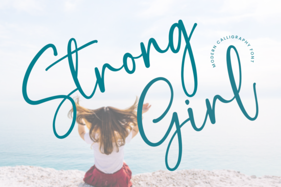 Strong Girl: A Beautiful Script Font for Elegant Designs
