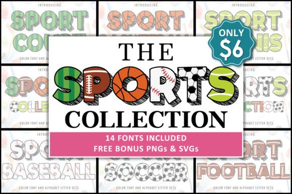 The Sports Collection Font: A Playful Tool for Creative Expression