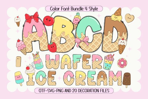 Wafer Ice Cream: A Playful Font for Creative Expression