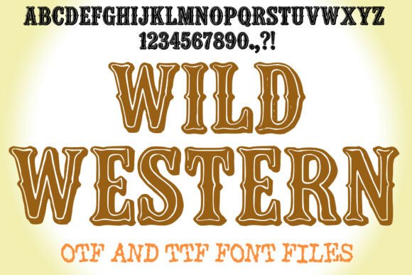Wild Western Font: A Bold Statement for the Modern Frontier